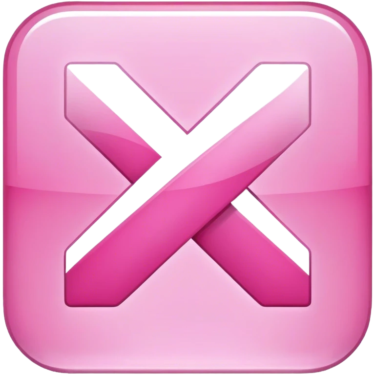 pink excel icon emoji