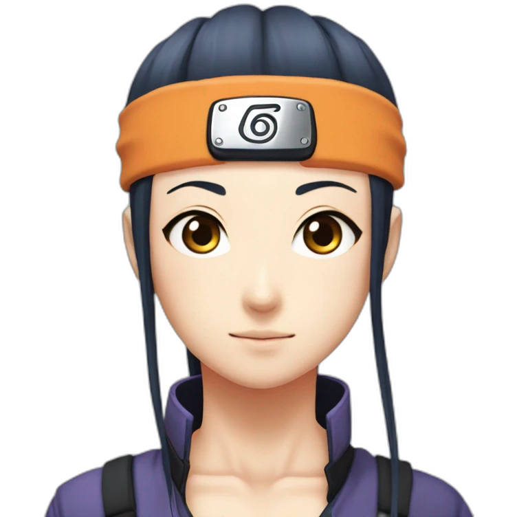 Hinata Hyûga from the Naruto manga emoji