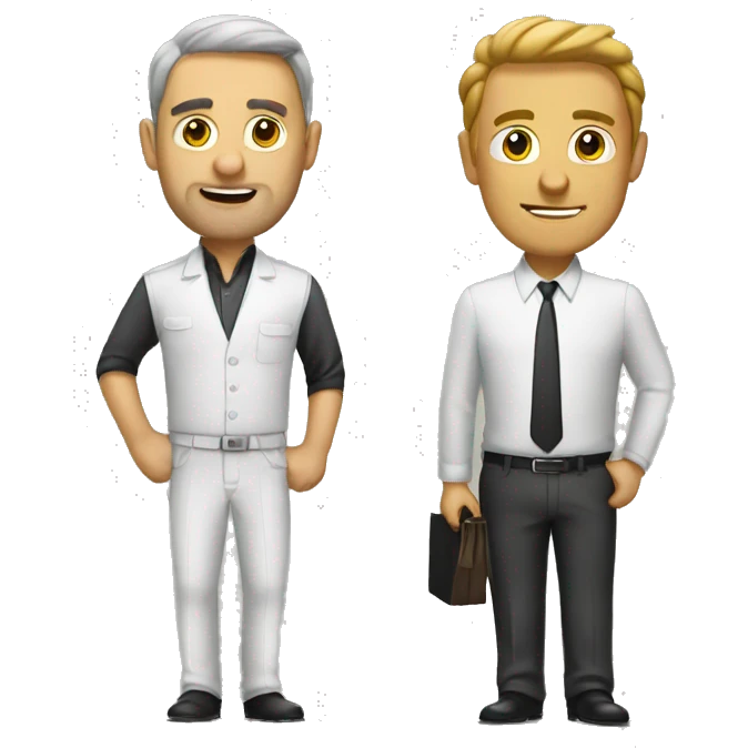 boss and employee emoji