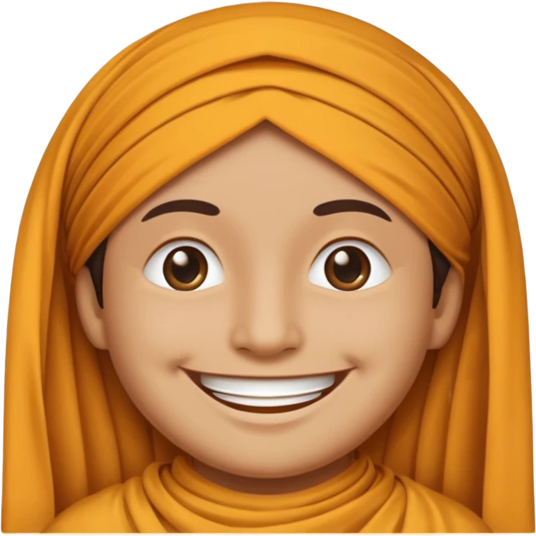 Smiley wearing malay dastar emoji