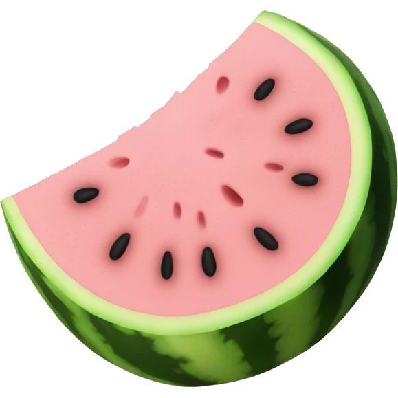 pale pink watermelon emoji