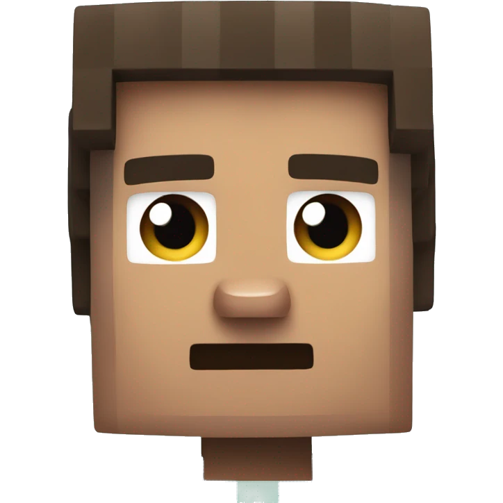 Minecraft Steve emoji