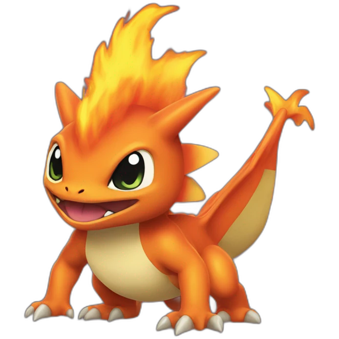 Dracaufeu pokémon emoji