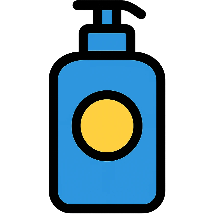 product icon, modern, simple, blue color emoji