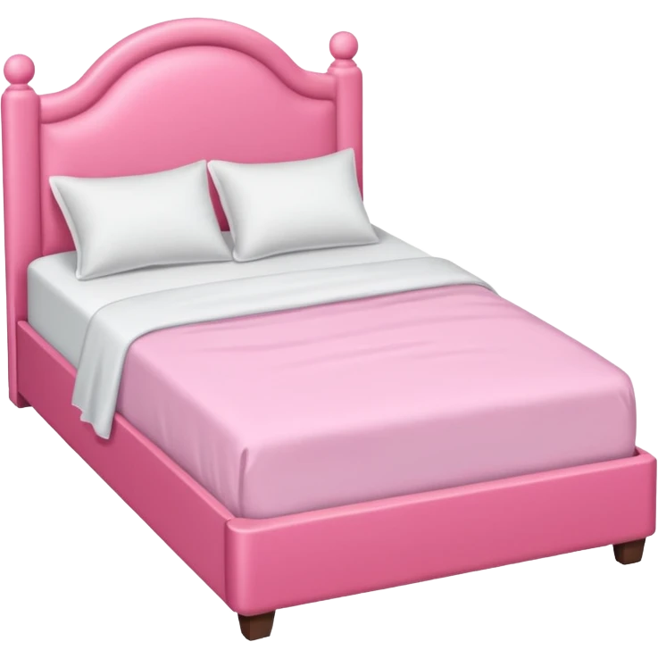 make a bed with very pink tones emoji