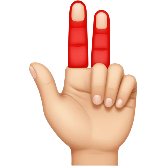 I want an emoji that looks like 🤌🏻👌🏻🤏🏻but i want that the the middle vinger touches the tumb and the other vingers dont. emoji