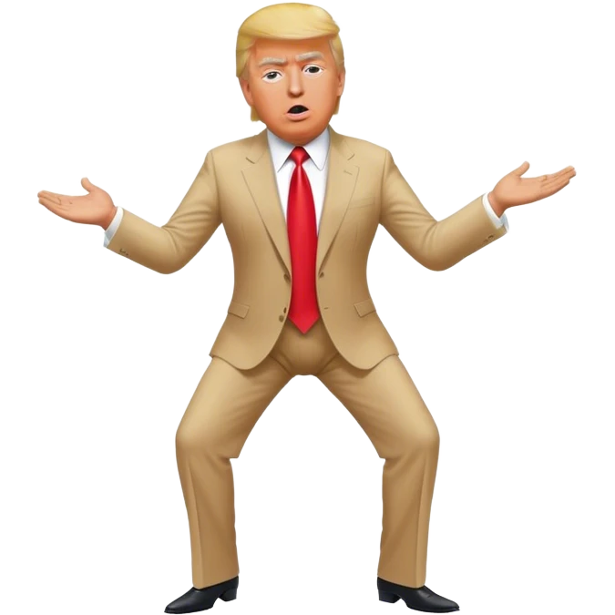 Trump qui twerk emoji