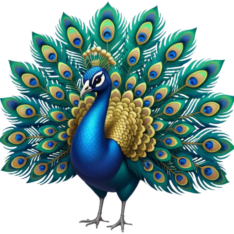 Peacock only one Features   emoji