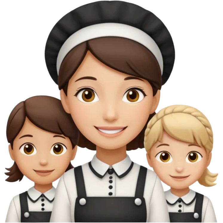 maid with kids emoji