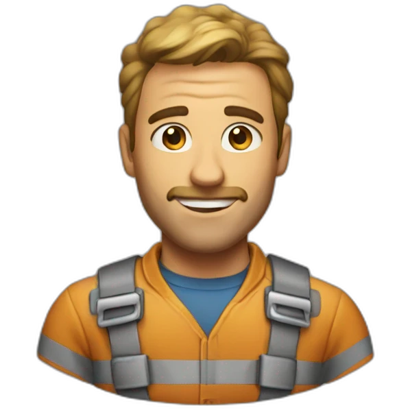Hardwork man emoji