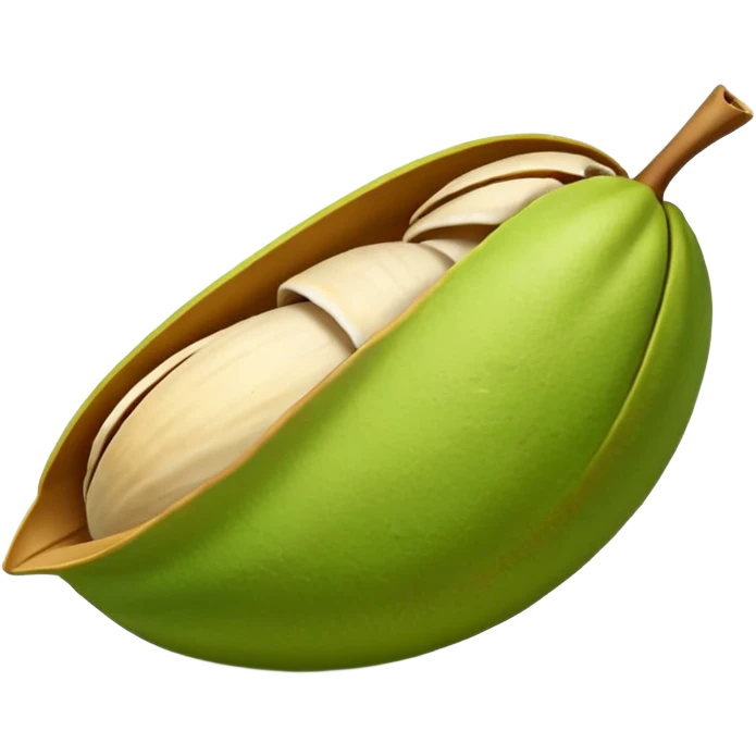 pistachio with shall emoji