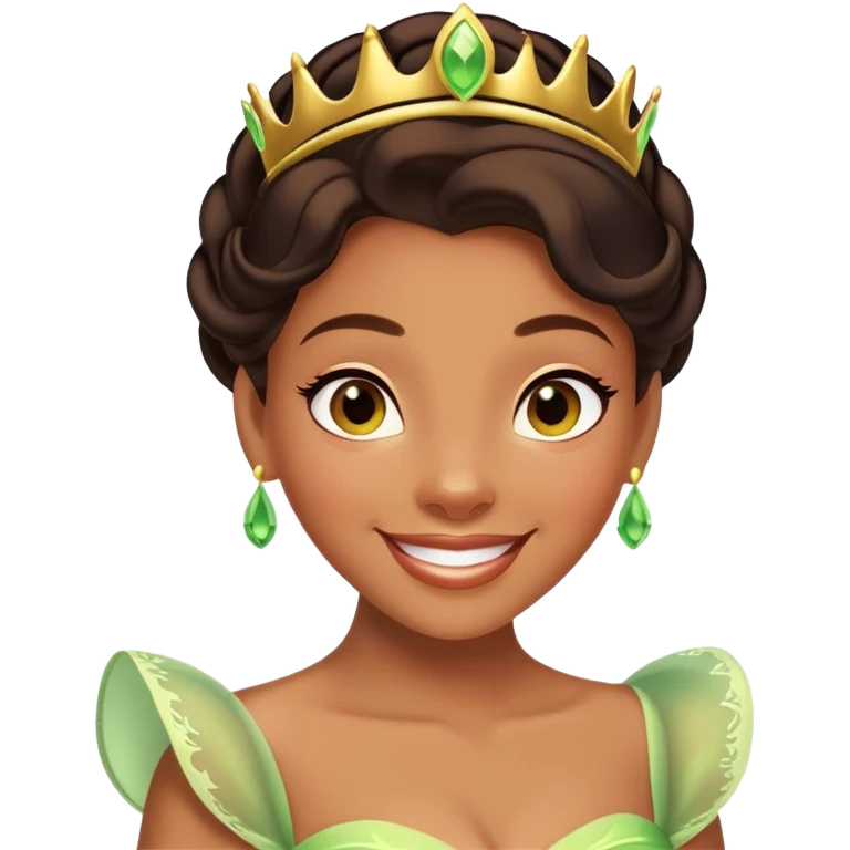 Princesa Tiana enamorada  emoji