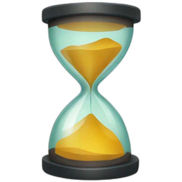 Hourglass emoji