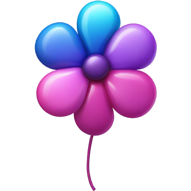 balloon flower2 emoji