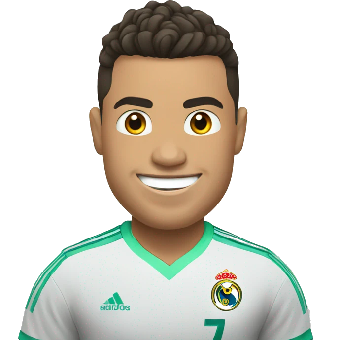Ronaldo is having fun emoji