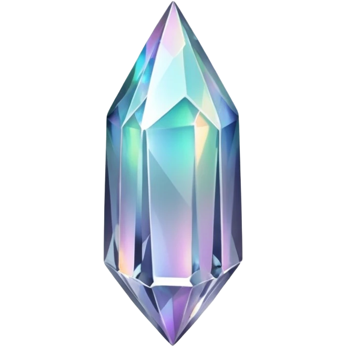 silver iridescent nebula crystal shard emoji