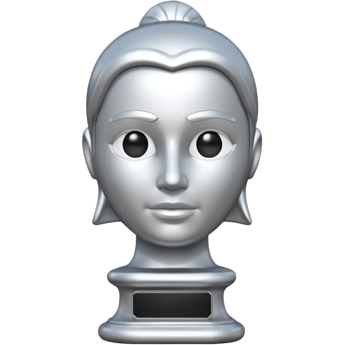 Formula silver statue emoji