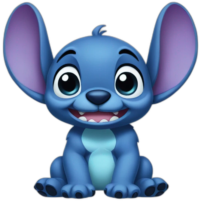 Stitch dessin animer emoji