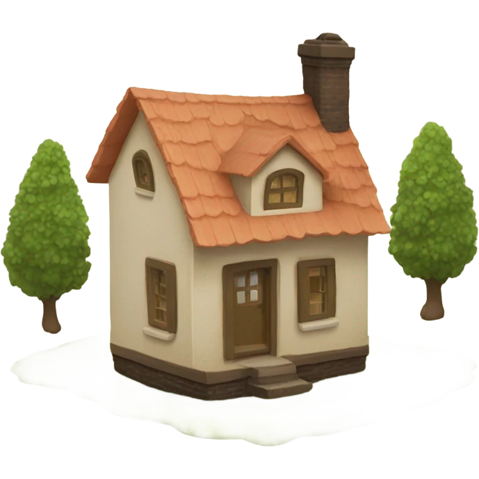 Tiny toy house emoji