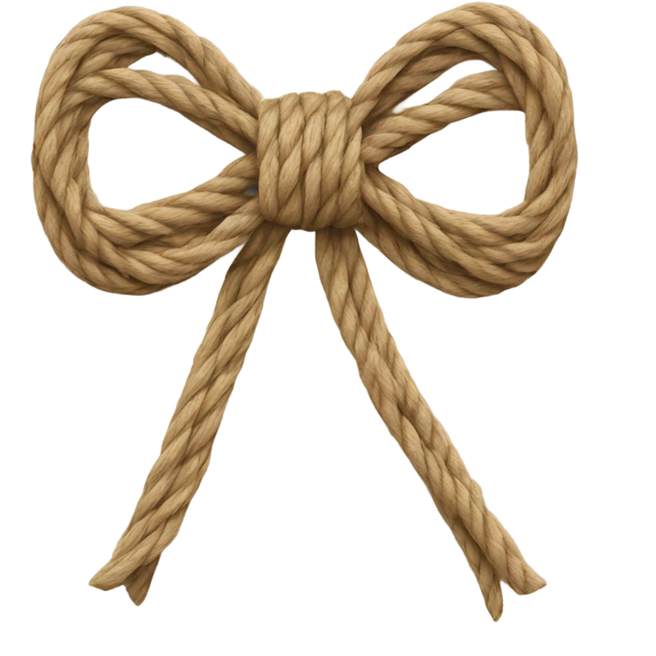 Bow made out of twine emoji