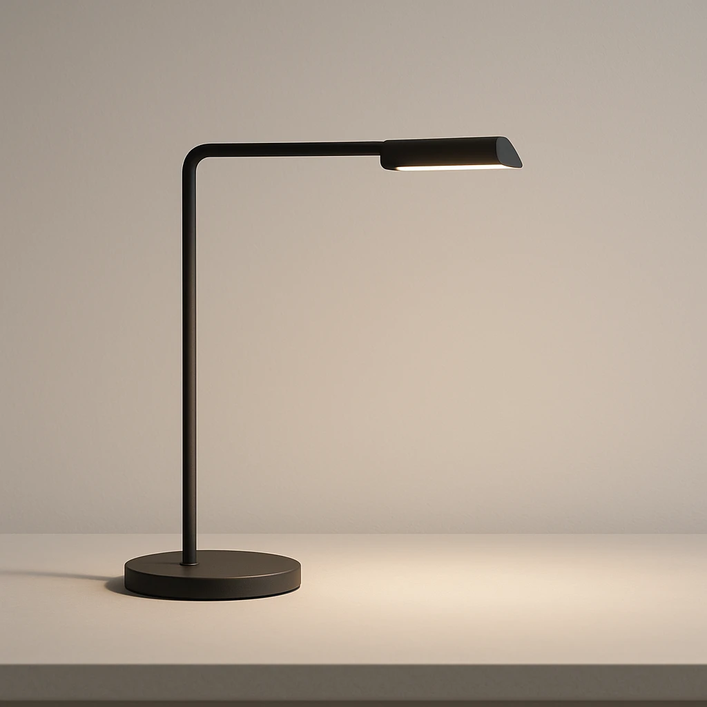 minimalist desk lamp with sleek lines, contemporary style emoji