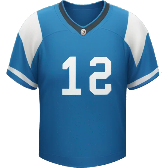 sports jersey without a person emoji