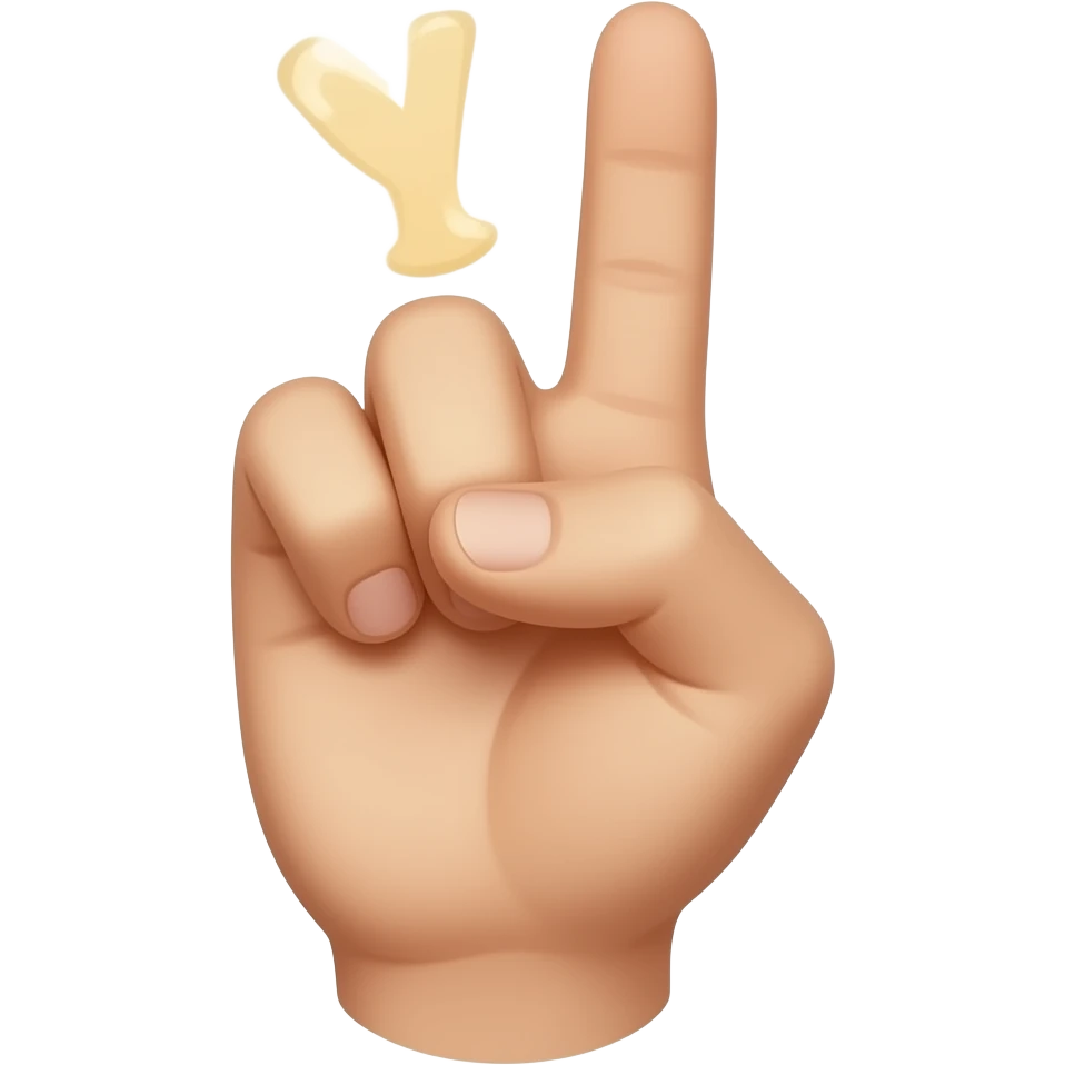 YVL hand sign emoji