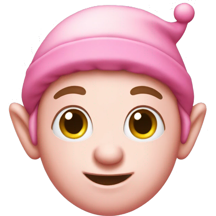 Pink elf emogi emoji