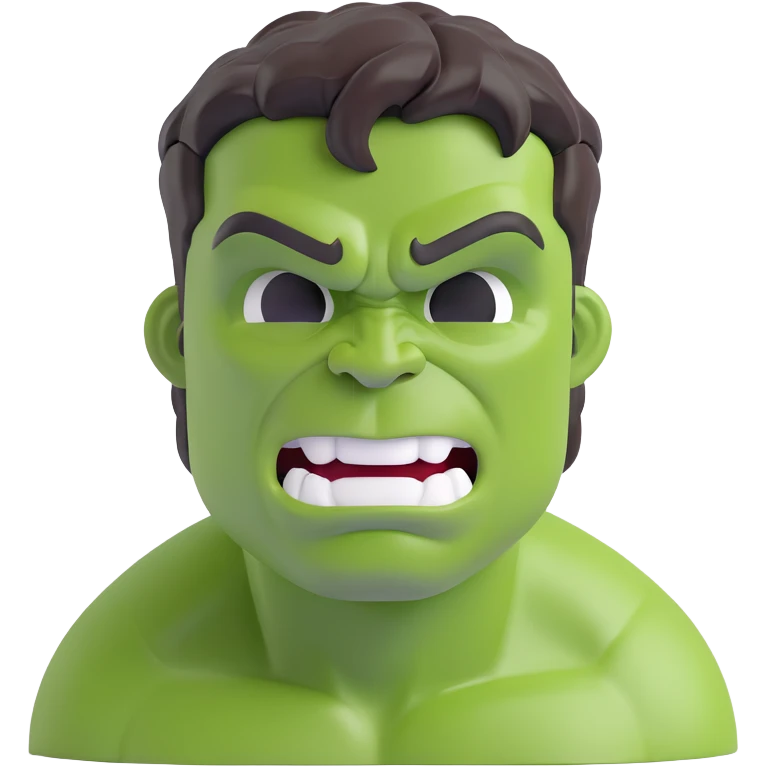 the Hulk 3D emoji style emoji