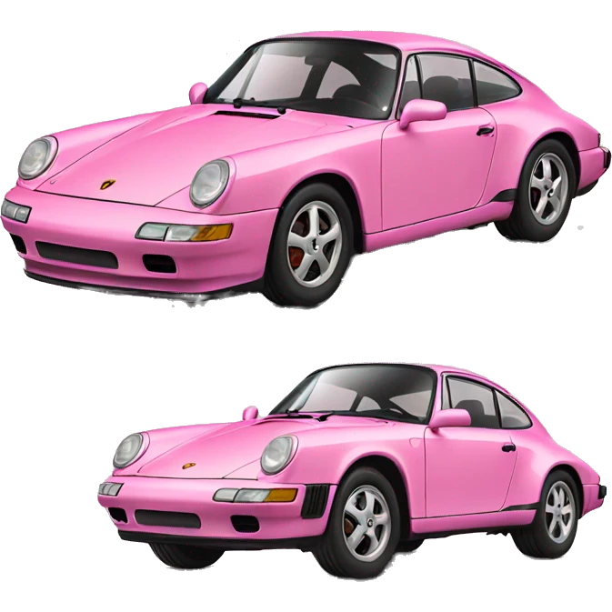pink porsche emoji