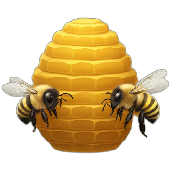 bee hive emoji