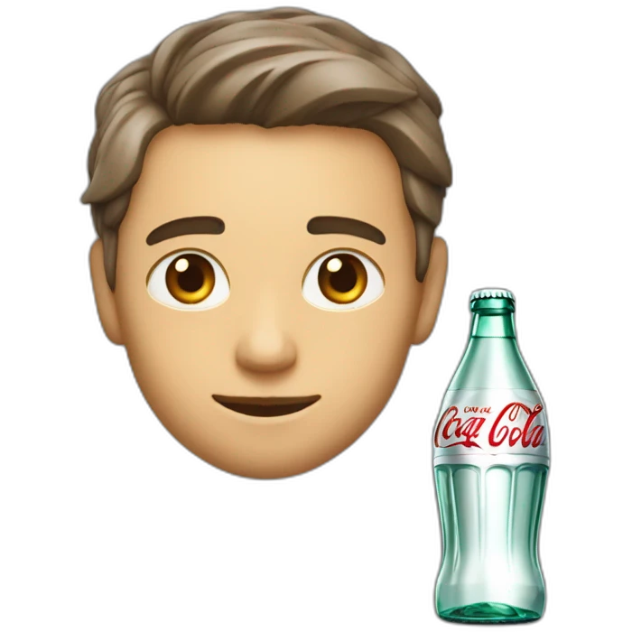 Eleon Musk who drink coca cola emoji