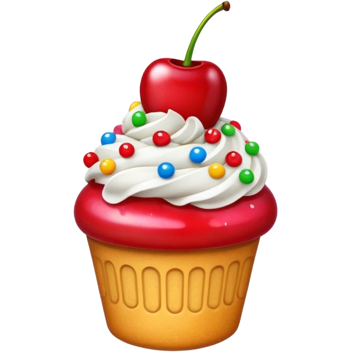 sweet treat with accessories emoji