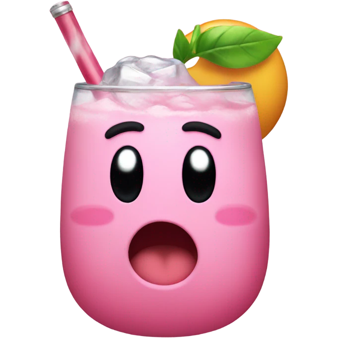 Kirby soda emoji