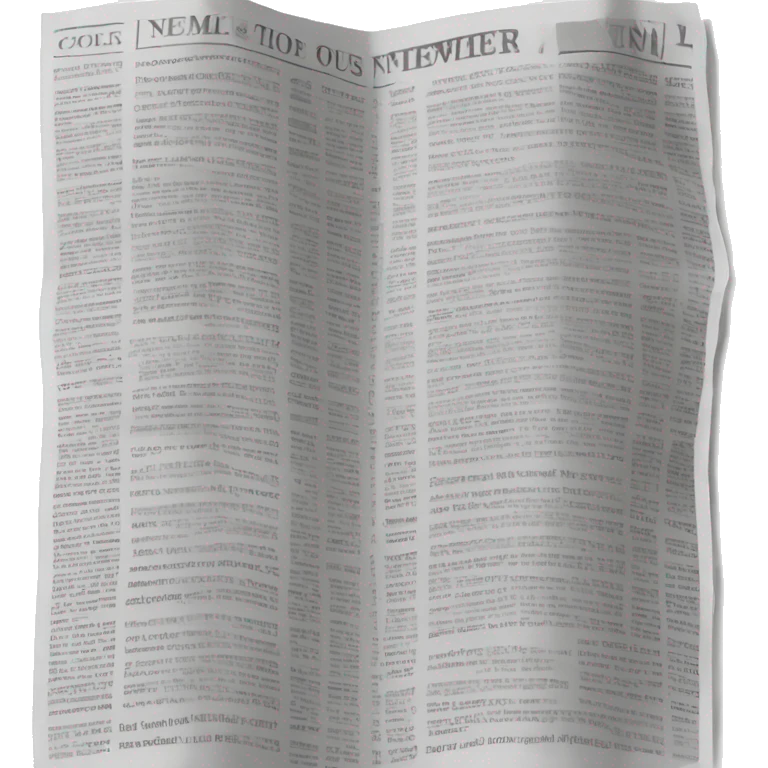 newspaper gray color emoji