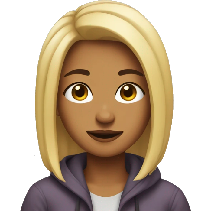 Chill girl emoji