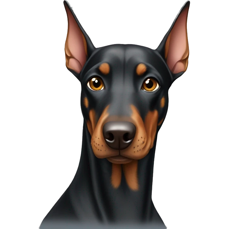 doberman dog emoji