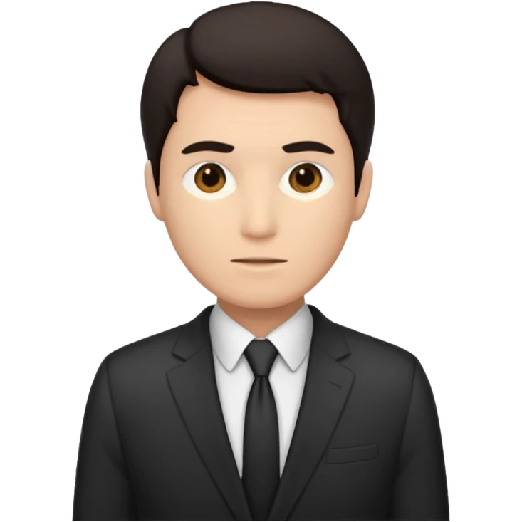 Man without face emoji