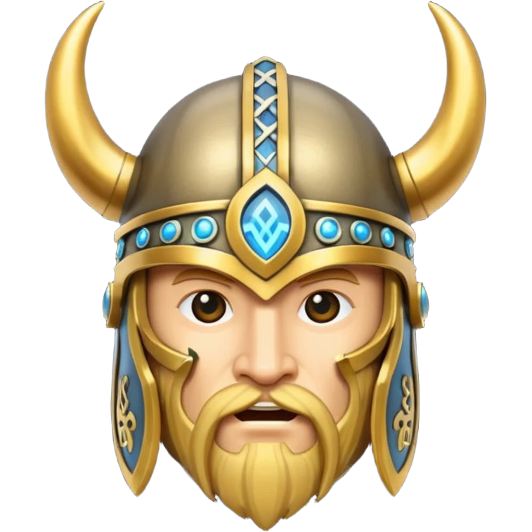 magic viking helmet emoji