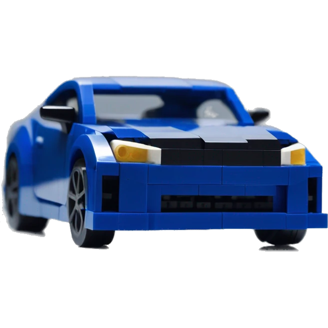  Giant dark blue Lego Scion FR-S  emoji