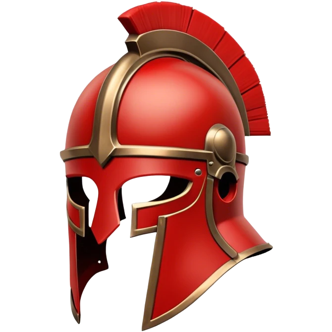 Gladiator Helmet red emoji
