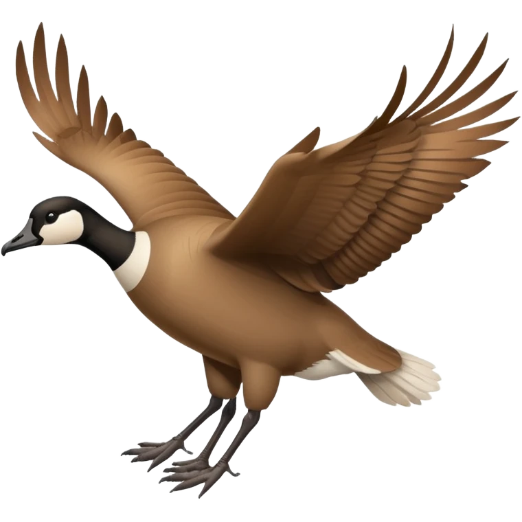 The Canada Goose Is Flying Thanksgiving Day Meal emoji