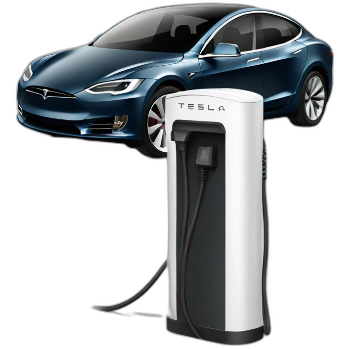 Tesla charger emoji