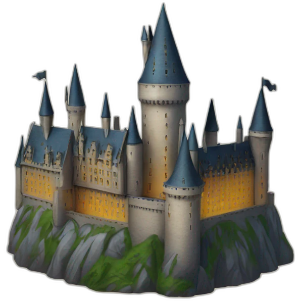hogwarts castle emoji
