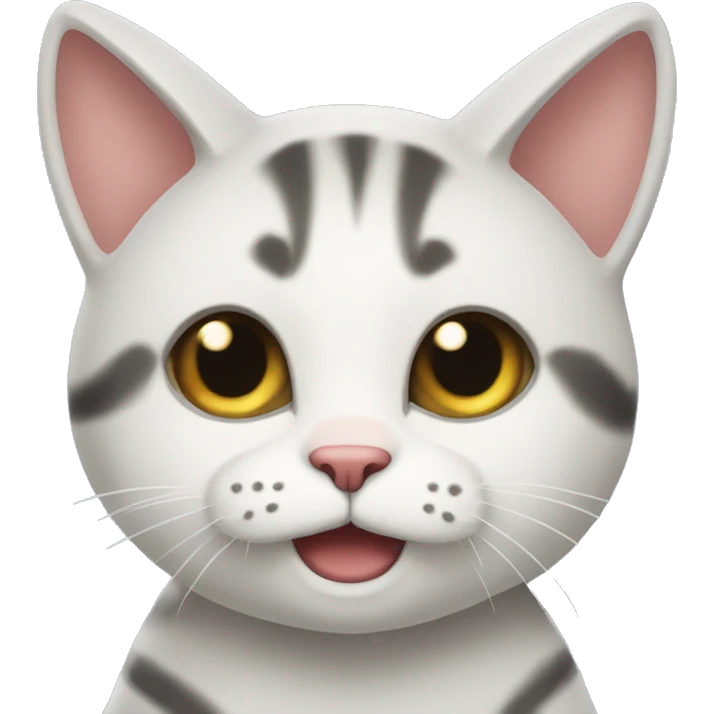 Sphnx cat saying i love you emoji
