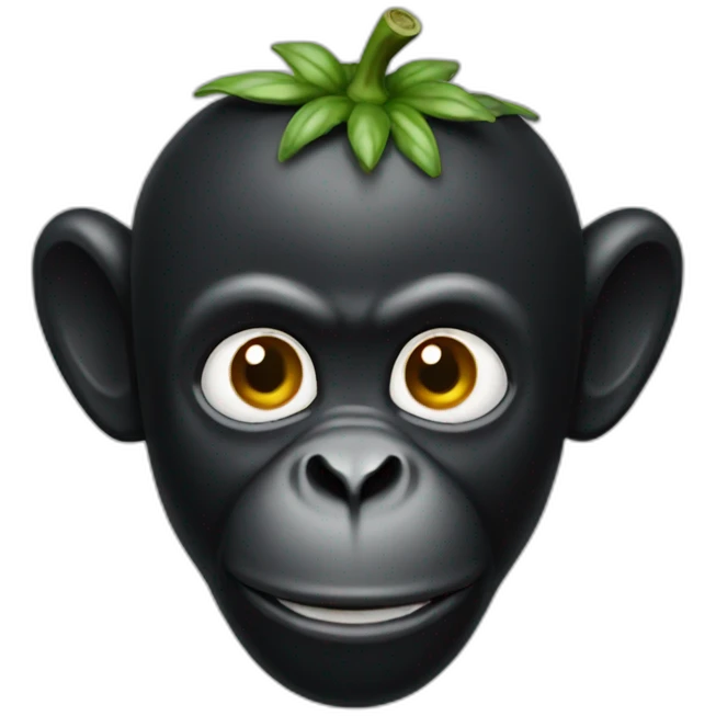 black monkey tomato emoji