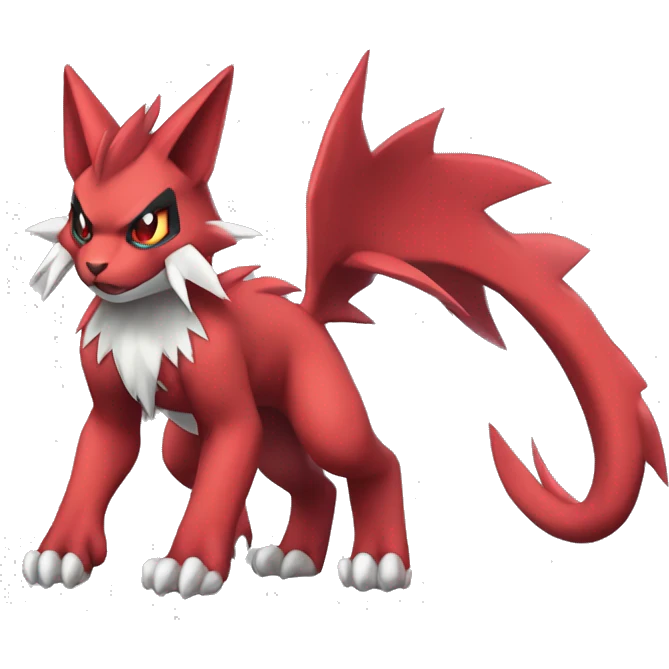  Kawaii Edgy Cool Beautiful Guilmon-Torracat-Zoroark full body emoji