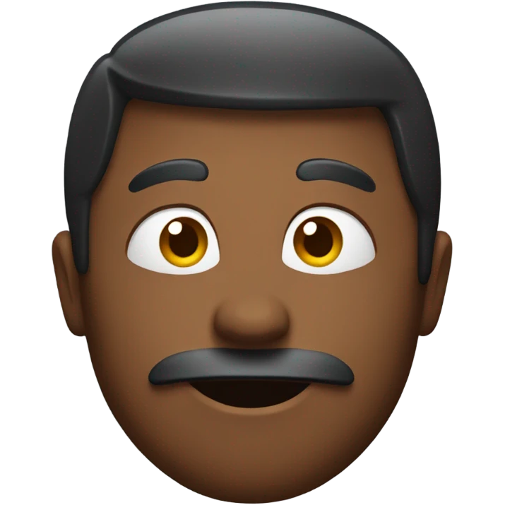 Straight face emoji with eyebrows raised emoji
