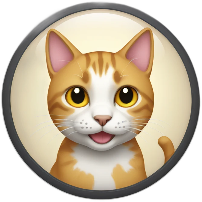 cat with airtag emoji