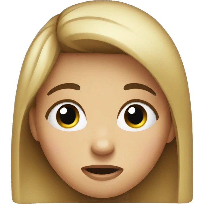 girl feeling nauseous  emoji